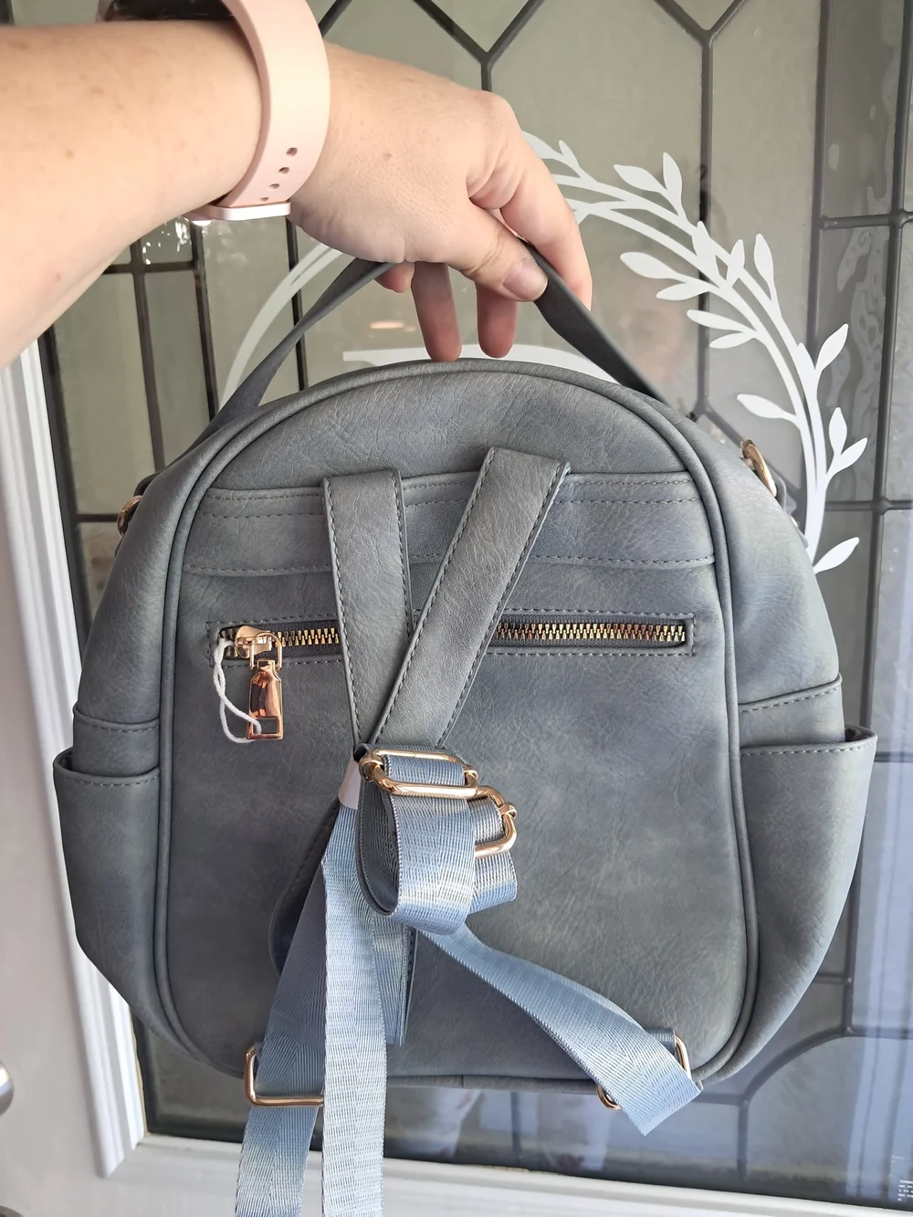 Aphison Forever Sunshine Mini Backpack Gray NWT